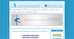 Desktop Screenshot of lodowisko-skawina.com.pl
