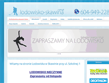 Tablet Screenshot of lodowisko-skawina.com.pl